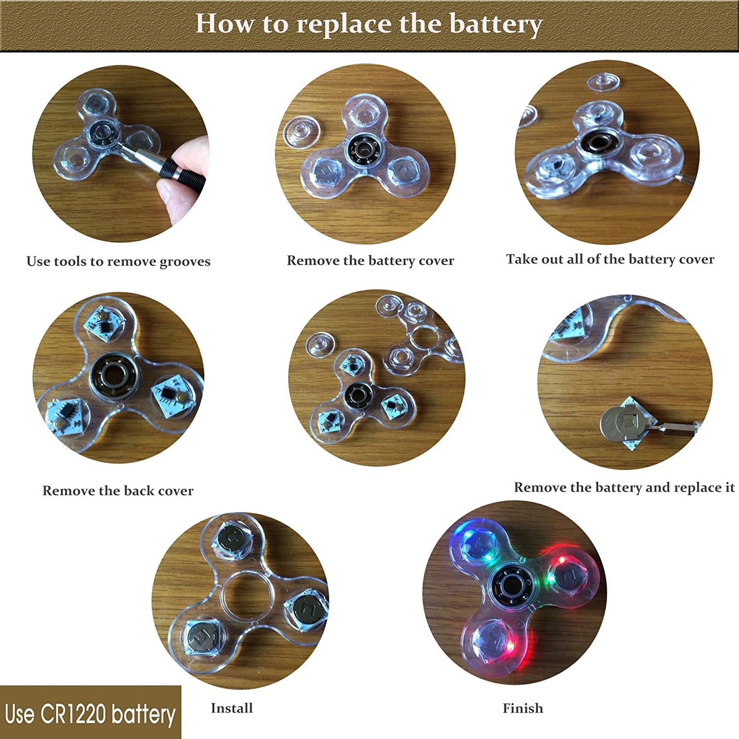 UBA™-LED Glow Fidget Spinner