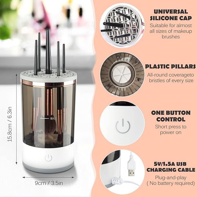 UBA™-Electric Makeup Brush Cleaner