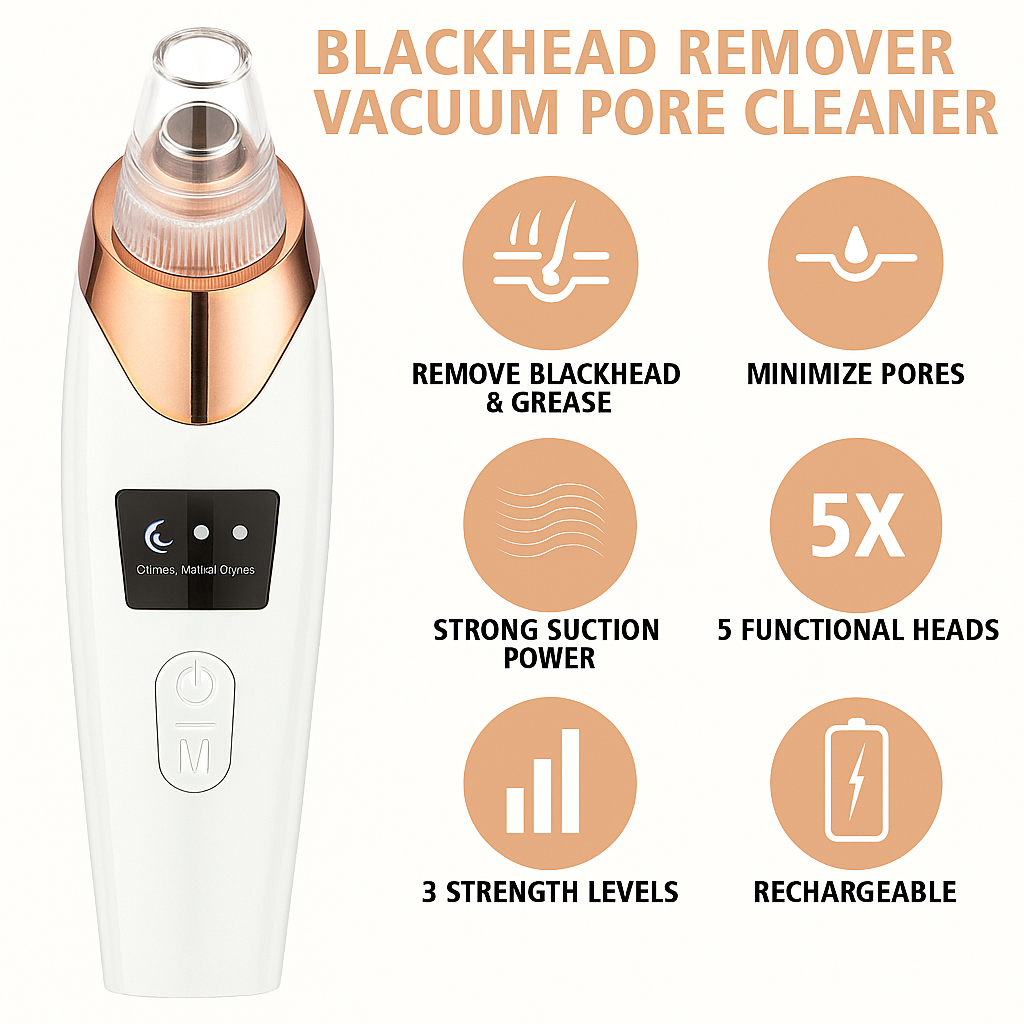 UBA™ – Electric Acne Pore Cleaner &amp; Blackhead Remover