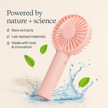 UBA™-Portable Handheld Mini Rechargeable Fan