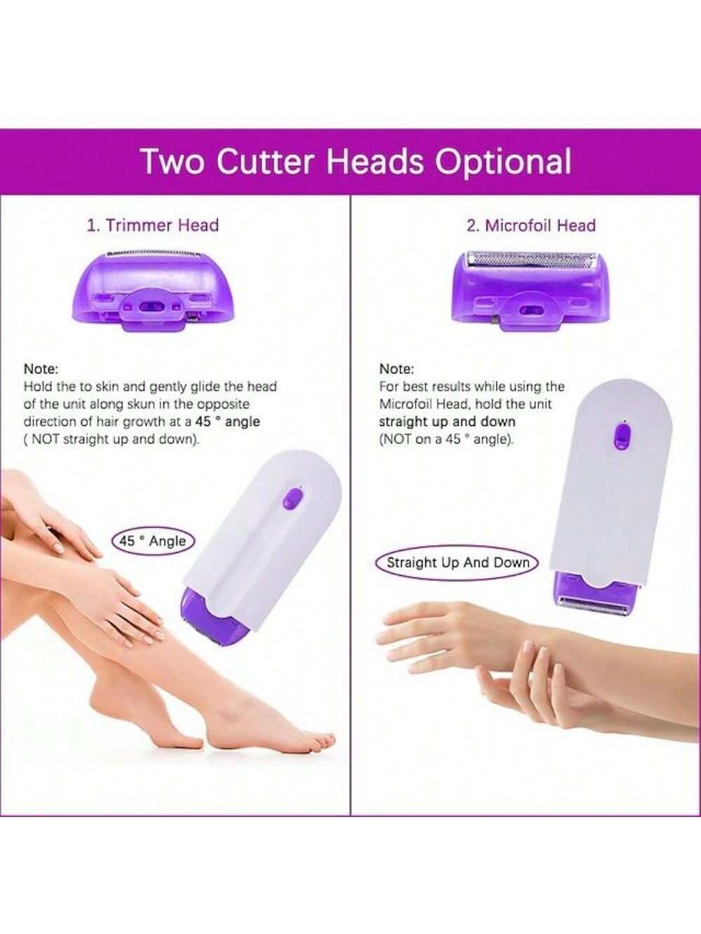 UBA™ – Finishing Touch Painless Epilator